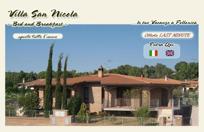 Villa San Nicola B&B Follonica Kültér fotó